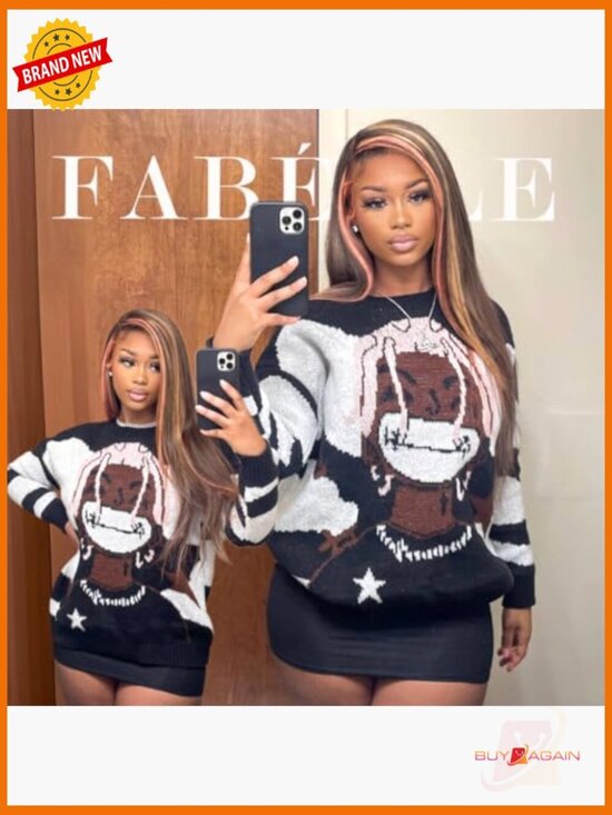 Lace Front Wig Long Straight Pre-Plucked Synthetic Wig with Baby Hair main image 5